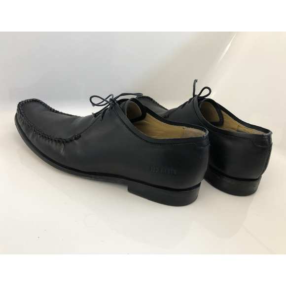 Men\'s Black Leather Loafers by Ted Baker, Size 9